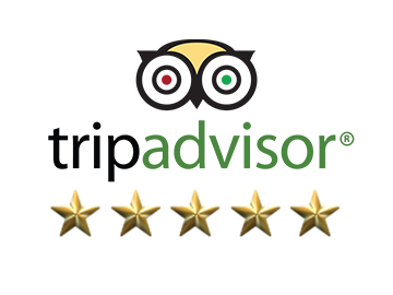 5 star rating on Trip Advisor
